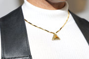 The Prism Necklace in Gold