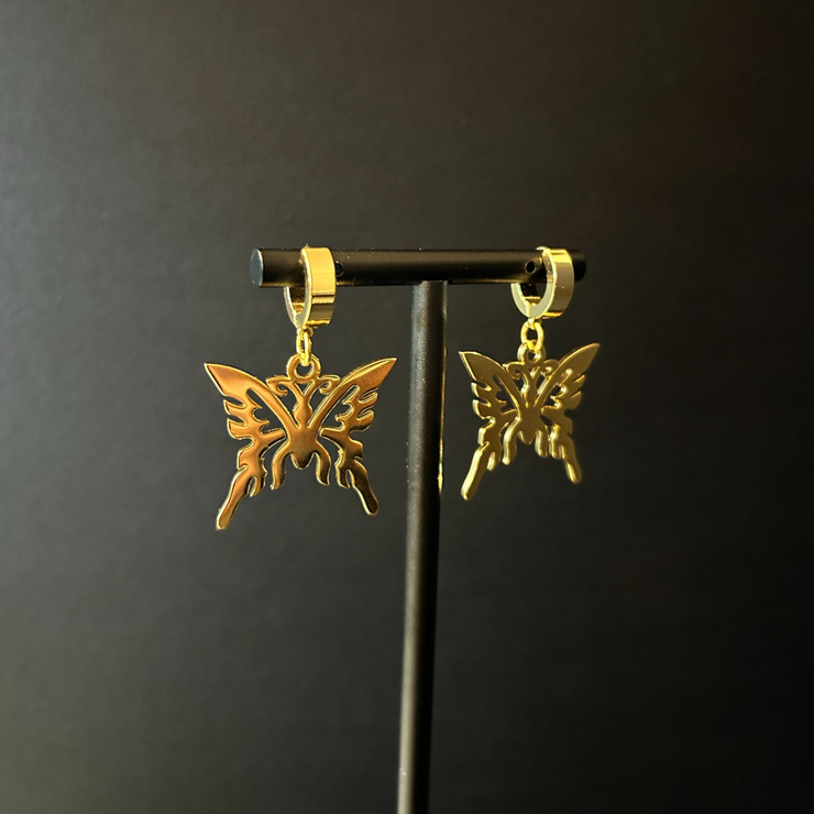 Mariah Butterfly Earrings in Gold | DIPHDA