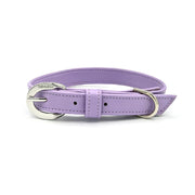 luxury vegan cactus leather collar and leash. Paired with our crystal charm jewelry for both people and pets. Designed for both dogs and cats and made in Los Angeles, CA. Our accessories are sustainable and we are women-owned. #color_silver-color