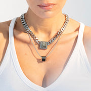 Cross-Species Accessories. High-vibration jewelry for humans and animals. Necklaces made of gold plated brass and stainless steel.  Hand crafted in Los Angeles, U.S.A. Our Crystal Slider Jewelry is made with ethical stones.  DIPHDA is women owned and charitable. 