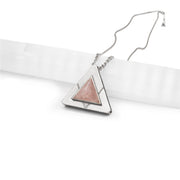 Turn the dog park into a catwalk! Luxury Crystal Slider Charm Jewelry for humans, dogs, and cats DIPHDA is a women owned independent business. Handcrafted in Los Angeles, U.S.A. using ethical crystals and sustainable materials. Available in silver color and gold color for our vegan-friendly cactus leather collars, leashes, harnesses, and runway worthy necklaces and bracelets. This one in Rose Quartz. #stone_rose-quartz